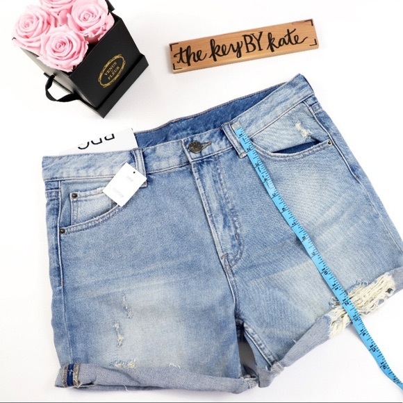 NWT Urban Outfitters BDG High Rise Jean Shorts - Picture 6 of 8
